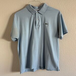 Lacoste Sky Blue Men's Polo Shirt Large